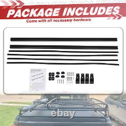 60Truck Cap&Topper Ladder Roof Rack Adjustable Van Rack for Kayak Canoe Lumber