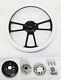 60-69 Chevy Pick Up Truck Steering Wheel White And Black Spokes 14 Bowtie Cap