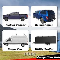 60 Pickup Topper Ladder Rack Camper Shell Roof Rack for Van Trailer Truck Cap