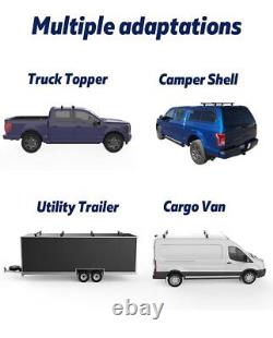 60 Pickup Truck Topper Ladder Rack Camper Shell Roof Rack for Van Trailer Cap