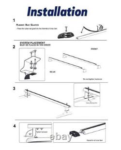 60 Pickup Truck Topper Ladder Rack Camper Shell Roof Rack for Van Trailer Cap