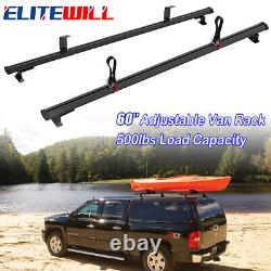 60 Truck Cap Topper Ladder Roof Van Rack for Kayak Canoe Lumber Pipe 500lbs CA