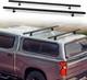 60 Truck Cap Topper Rack Adjustable Aluminum Ladder Roof Rack For Kayak Canoe