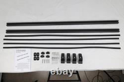 60 Truck Cap Topper Rack Adjustable Aluminum Ladder Roof Rack for Kayak Canoe