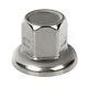 60 Pcs X 33mm Wheel Stainless Steel Nut Cover Caps Hgv Truck Lorry Trailer