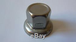 60 pcs x 33mm WHEEL STAINLESS STEEL NUT COVER CAPS HGV TRUCK LORRY TRAILER