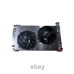 622 3 Row Radiator+Shroud Fan For 1988-99 Chevy Truck GMC C/K C1500 C2500 C3500