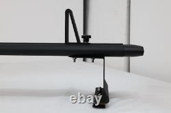 63 Adjustable Truck Cap Topper 2 Crossbars Aluminum Ladder Roof Rack Black NEW