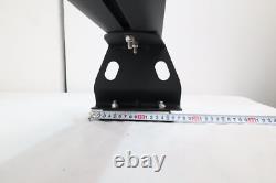 63 Adjustable Truck Cap Topper 2 Crossbars Aluminum Ladder Roof Rack Black NEW