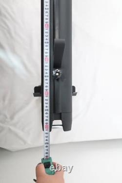 63 Adjustable Truck Cap Topper 2 Crossbars Aluminum Ladder Roof Rack Black NEW