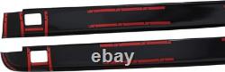 6.5Ft Truck Bed Rail Caps for 2002-2009 Dodge Ram 1500 2500 3500 (Set of 2) Blac