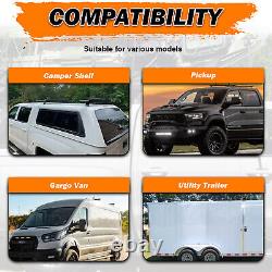 72Truck Cap&Topper Ladder Roof Rack Adjustable Van Rack for Kayak Canoe Lumber