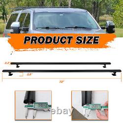 72Truck Cap&Topper Ladder Roof Rack Adjustable Van Rack for Kayak Canoe Lumber