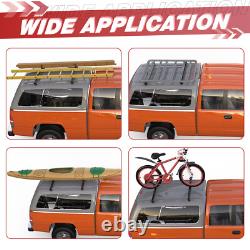 72Truck Cap&Topper Ladder Roof Rack Adjustable Van Rack for Kayak Canoe Lumber