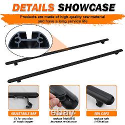 72Truck Cap&Topper Ladder Roof Rack Adjustable Van Rack for Kayak Canoe Lumber