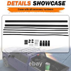 72Truck Cap&Topper Ladder Roof Rack Adjustable Van Rack for Kayak Canoe Lumber
