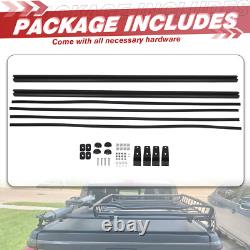 72Truck Cap&Topper Ladder Roof Rack Adjustable Van Rack for Kayak Canoe Lumber