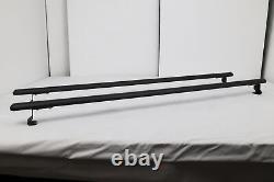 72Truck Cap&Topper Ladder Roof Rack Adjustable Van Rack for Kayak Canoe Lumber