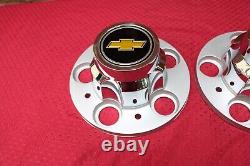 73-87 Chevrolet C Truck Blazer Suburban 2 Wheel Drive Rally Nos Gm Center Caps