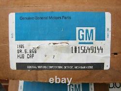 73-91 Chevrolet C/r Truck Blazer Suburban Nos 5 Lug Nos Gm Rally Center Caps