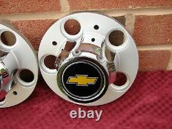 73-91 Chevrolet C/r Truck Blazer Suburban Nos 5 Lug Nos Gm Rally Center Caps