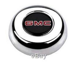 74-94 GMC Truck Grant Black Steering Wheel with Black spokes 13 3/4 GMC cap