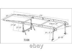 8' Service Body Truck Ladder Rack For Standard/Ext/Crew Cab- 1700lbs Cap ProMaxx
