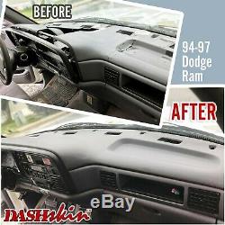 94 95 96 97 Ram Dash Cover Skin Cap Overlay (Black) Molded Dashboard Overlay