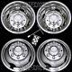 99-02 Ford F350 16 Dually Stainless Steel Wheel Simulators Rim Liner Covers F9