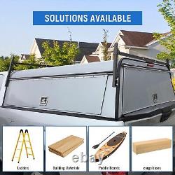 AA-Racks Model X-TCR Universal Truck Caps & Topper Ladder Rack 2 Bar Adjustable