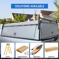 AA-Racks Model X-TCR Universal Truck Caps & Topper Ladder Rack 2 Bar Ladder Rack