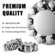 Abs Chrome Axle Cover Kits With 33mm Push-on Flange Nut Covers For Semi Trucks