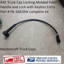 ARE Truck Cap Locking Molded Palm Handle and Lock with Keyless Entry PA-16828W
