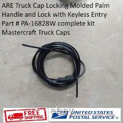 ARE Truck Cap Locking Molded Palm Handle and Lock with Keyless Entry PA-16828W