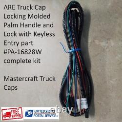 ARE Truck Cap Locking Molded Palm Handle and Lock with Keyless Entry PA-16828W