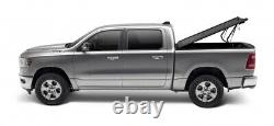 ARE Truck Caps PA-DC428 Hard Tilt-Up/ Hard Manual Retractable Matte Black Powder