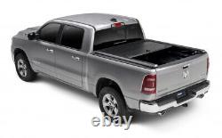 ARE Truck Caps PA-DC428 Hard Tilt-Up/ Hard Manual Retractable Matte Black Powder