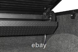 ARE Truck Caps PA-DC428 Hard Tilt-Up/ Hard Manual Retractable Matte Black Powder