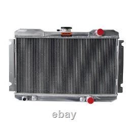 AT SPAWON For Nissan 720 1983-1986 L4 2.0 2.4 3Row 943 Aluminum cooling Radiator