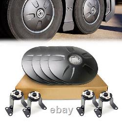 Aerodynamic 22.5 Wheel Covers Axle Cover Caps for Semi Truck Trailer