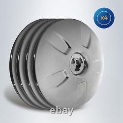 Aerodynamic Chrome 22.5 Wheel Covers Axle Cover Caps for Semi Truck Trailer