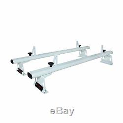 Aluminum 2 Bar 60'' Pickup Truck Cap Topper Camper Shell Ladder Van Roof Racks