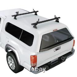 Aluminum 2 Bar 60'' Universal Truck Cap Topper Camper Shell Ladder Van Roof Rack