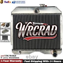 Aluminum Radiator For 1949-1964 50 Jeep Truck Willys CHEVY ENGINE SWAP #CC4964CH