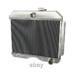 Aluminum Radiator For 1949-1964 50 Jeep Truck Willys CHEVY ENGINE SWAP #CC4964CH