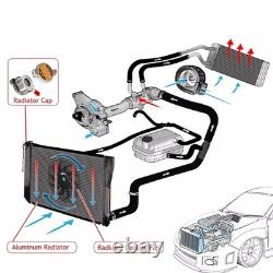 Aluminum Radiator For 1949-1964 50 Jeep Truck Willys CHEVY ENGINE SWAP #CC4964CH