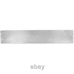 Aluminum Storage Tool Box 72x13x16 4x Chain+2x Lock Fits Truck Garage RV