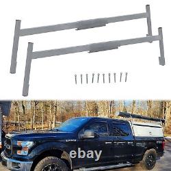 Aluminum Truck Cap & Topper Ladder Roof Rack for Pickup Camper Shell