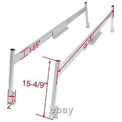 Aluminum Truck Cap & Topper Ladder Roof Rack for Pickup Camper Shell