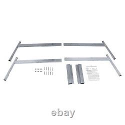 Aluminum Truck Cap & Topper Ladder Roof Rack for Pickup Camper Shell